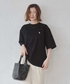  【ユニセックス着用ITEM/MLサイズ展開】U.S. POLO ASSN.別注 接触冷感T（SS）