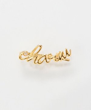  ラッキーレターピアス&イヤリング(チャーム)/片耳