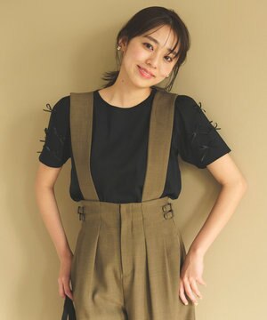 【UVケア】ランダムリボンスリーブ Tシャツ