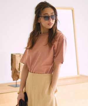 【ONWARD MAG】オーバーサイズ コットンクルーネック TEE