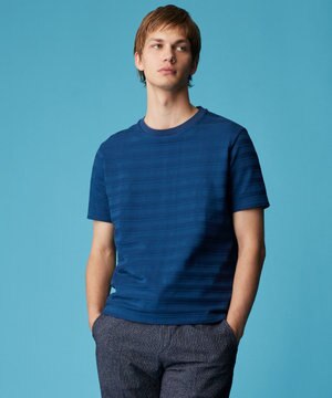  【オーガニックコットン使用・日本素材】リンクスボーダー Tシャツ
