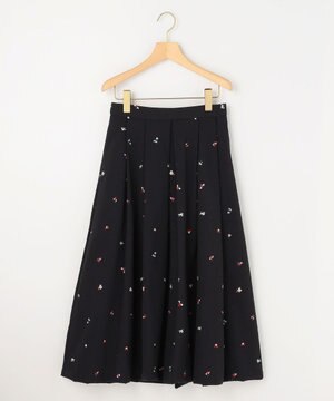  【先行予約・WEB限定】ミニフラワーエンブロイダリー スカート