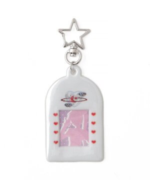  【痛バ＆推し活グッズ】ラメモチーフIDフォトケースキーホルダー