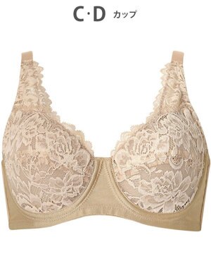  ブラジャー ワイヤーが痛くなりにくい 綿混(カップ肌側・バック) フルカップブラ NB2704 ウイング／ワコール