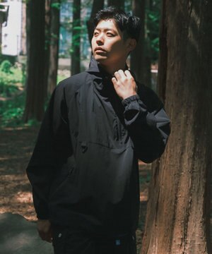 【UNISEX】撥水加工 フレックスアノラックパーカー
