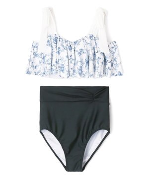  【SALE】【11号・13号】ワコール定番商品カップ使用GHIカップの大きなお胸に対応【グラマラスフィット】ワイヤー水着　11EF-ML・13GHI-L LL