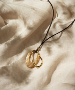 シェルリング ネックレス