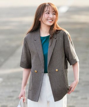  ツイーディカラミ ジャケット