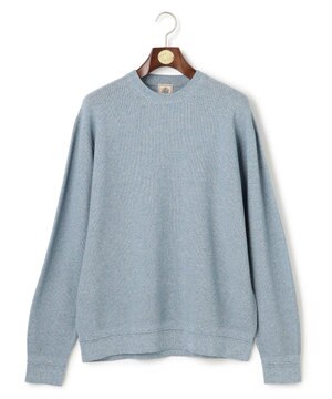  【KING SIZE】ギマコットンカノコクルーネック ニット