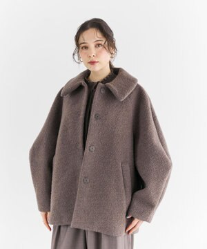 【昨年即完売コート新色追加!】プードルコクーンコート