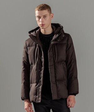 コマスエード　ダウンコート