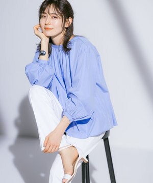 【ANSWER for コンサバフェミニン】オールギャザーブラウス