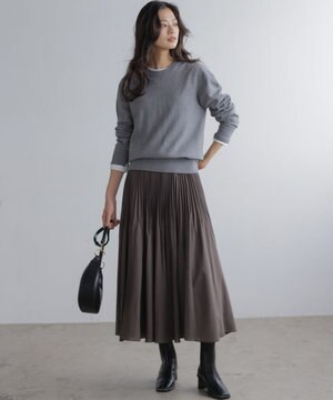  【加藤ローサさん着用】アンティークオーガンプリーツ スカート