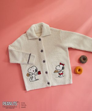  【スヌーピー】PEANUTS × une nana cool カーディガン SNOOPY