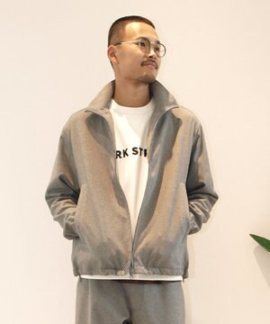  【UNISEX】ウールライク トラックジャケット
