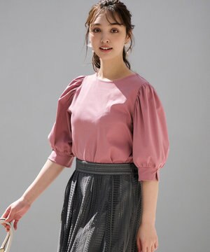  【接触冷感】美人 ボリュームスリーブ カットソー