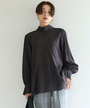 イージーケア ボウタイ ブラウス