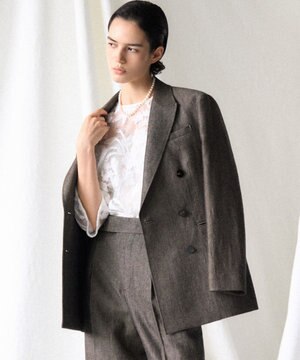  【GOLD LABEL】ウールリネンツイル ジャケット