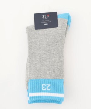  【MEN】【日本製】バイカラー レギュラーソックス