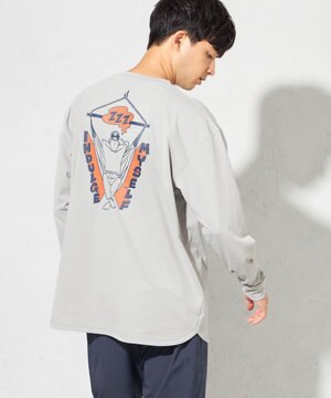 【UNISEX】UVカット アートコラボロングTシャツ〈Hammock〉（L・XLサイズ）