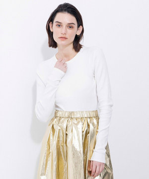 【Nave・洗える/ストレッチ素材】ボディスーツ ロングスリーブ