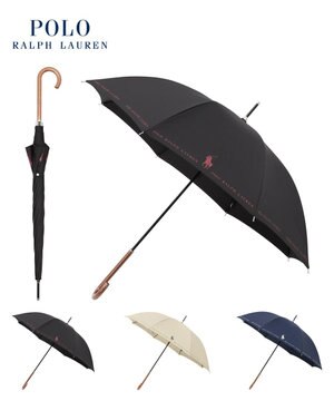  POLO RALPH LAUREN （ポロ ラルフローレン） 長傘 無地 ポロポニー ロゴ