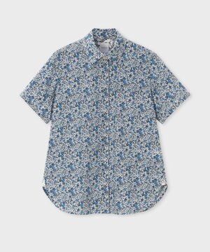  リバティプリント 半袖シャツ