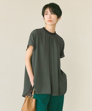 【Saki Tanakaさんコラボ】コラボプリント プルオーバーブラウス