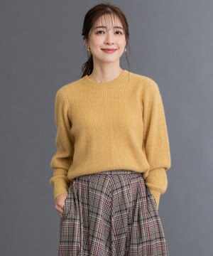 ラメラクーンタックディテール ニット