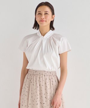  【洗える・XSサイズあり】ストレッチタイプライター ブラウス