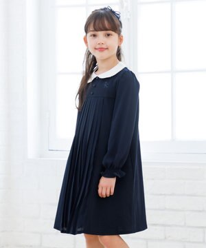  【110-140㎝】ノーブルネイビー ワンピース