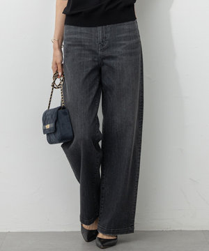 【見上愛さん着用/Oggi3月号掲載/洗える】23区DENIM ストレッチ ワイドパンツ