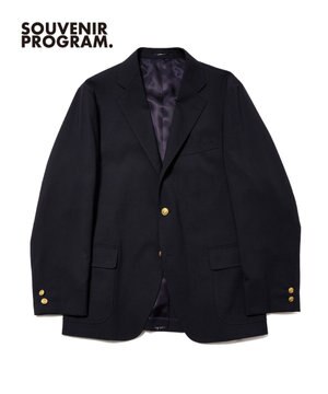  【J.PRESS ORIGINALS】【UNISEX】Wool Polyester Stretch Toropical 3B Blazer / Baggy Fit
