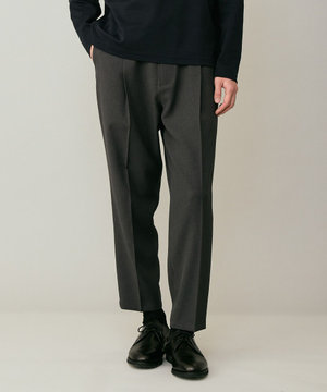 【ストレッチ/イージーケア】WOOL TOUCH 機能美パンツ ワイド