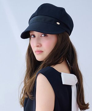  【百田夏菜子さん着用】【サイズ調整可】BELTED GROSGRAIN キャスケット 帽子