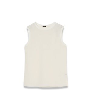  【FOUNDATIONS】クレープドソワ　ノースリーブ