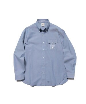  【AaronChang】【UNISEX】コットンダンガリー シャツ / B.D. / Baggy-Fit