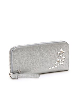  【牛革】 クリスタルソーイング ラウンドウォレット