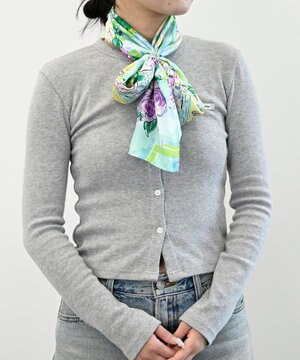  ＜春の新色！＞【伝統横濱スカーフ】リゾートランド 大判 シルクツイル スカーフ