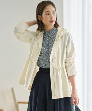  【フード取り外し可】2WAYショート丈ライトアウター