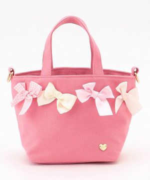 リボン付き 2WAY バック