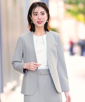  スマートビューティストレッチカラーレス ジャケット