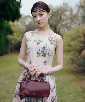  CLAVIER LEATHER BOSTON BAG ボストンバッグ【星風まどかさん着用】