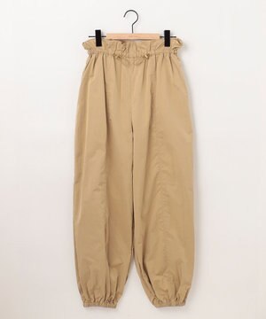 ウエストギャザーパラシュートパンツ