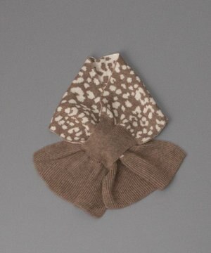  LANVIN COLLECTION ランバン コレクション カシミヤ フリルニットキャンディマフラー