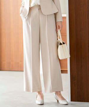  【セットアップ対応】セレモニーダブルクロス ワイドパンツ