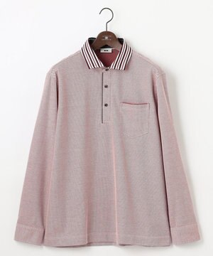  【キングサイズ・消臭などの高機能】オーガニックコットン ダディ 長袖 ポロシャツ