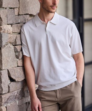  ニットポロシャツ ZHG-M5S9a 82958