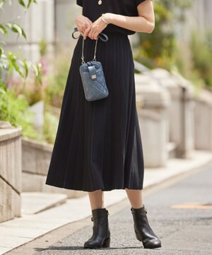  【洗える】レーヨンエリートストレッチ ニット スカート