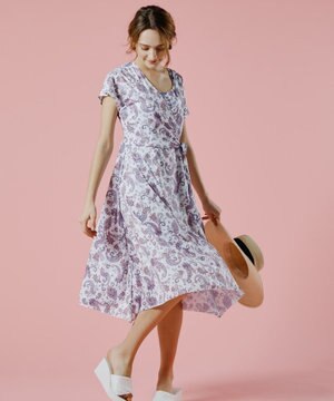  スリーブドレス３点セット　9M・11L　【Coral veil（コーラルヴェール）】